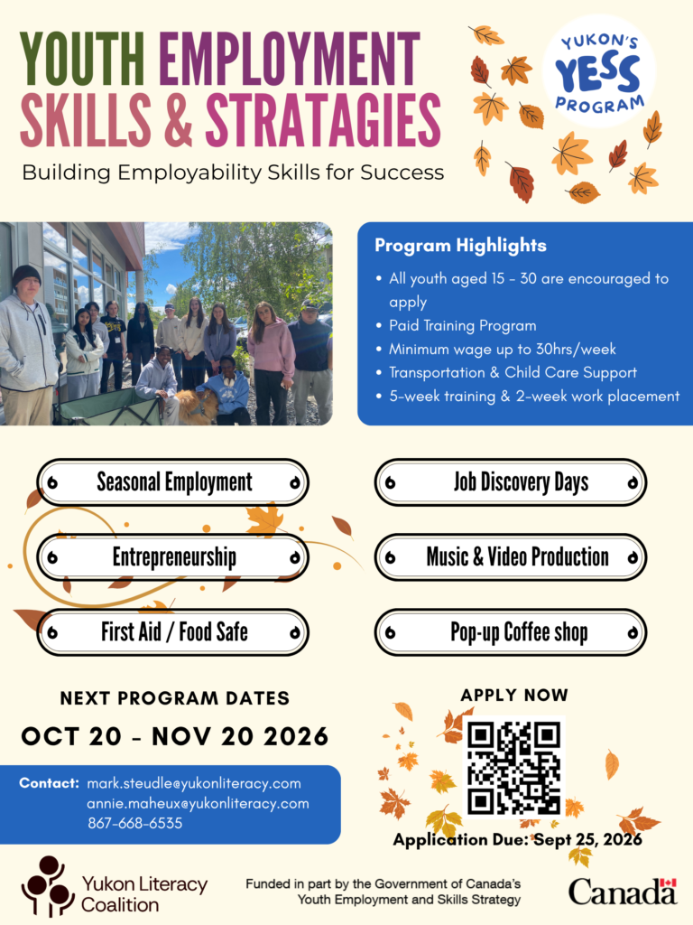 Poster for the Fall Youth Employment cohort