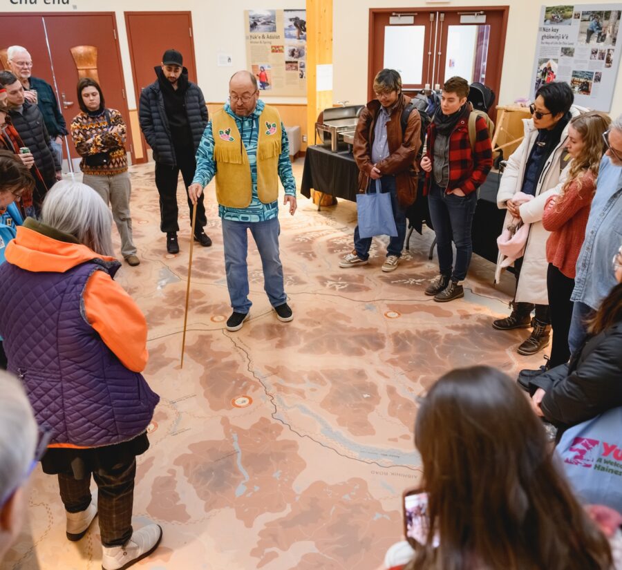YUKON LITERACY COALITION: Yukon, A Welcoming Place in Dakwäkäda/Haines Junction 
Photo by Alistair Maitland Photography